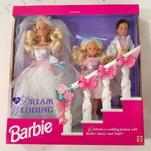 Vintage 1993 Estate Barbie Dream Wedding Set 10712 Stacie Todd